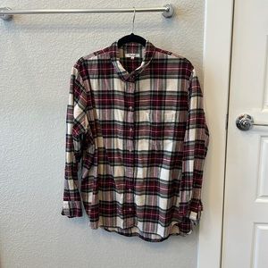 Madewell L/S Plaid Flannel, XL